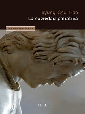 cover image of La sociedad paliativa